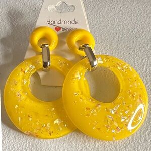 Fashionable Handmade glitter Earrings